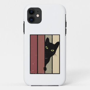 Black Cat Peeking  Case-Mate iPhone Case