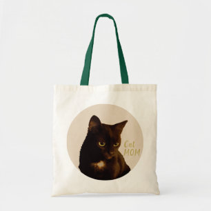 Black Cat pet boho style Tote Bag