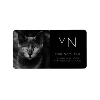 BLACK CAT PHOTOGRAPHY ADDRESS LABELS