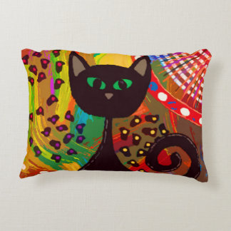 Black Cat Pillow
