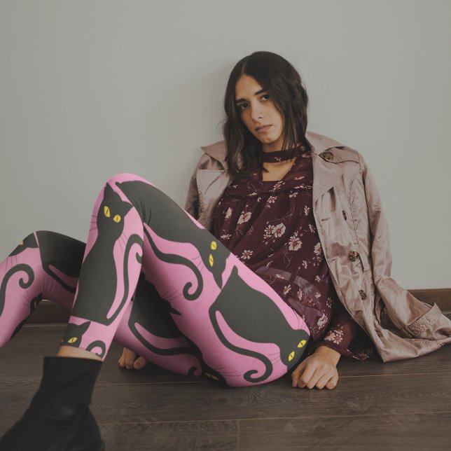 BLACK CAT & PINK YOGA PANTS (Creator Uploaded)