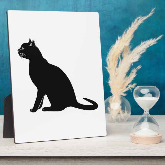Black cat plaque (Side)