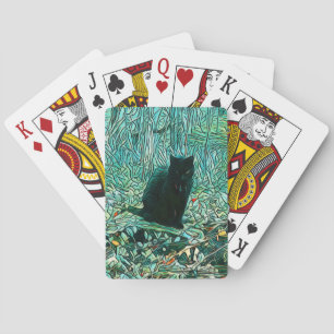 Black Cat Playing Cards