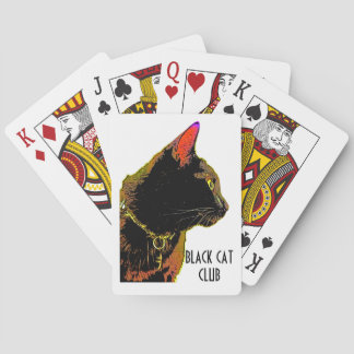 Black Cat playing cards