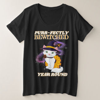 Black Cat Plus Size T-Shirt