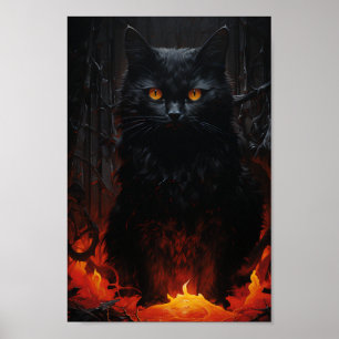 Black Cat Poster