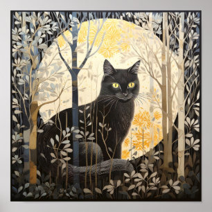 Black Cat Poster