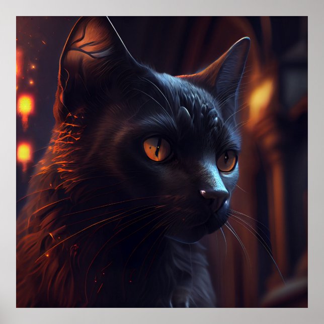 Black Cat Poster (Front)