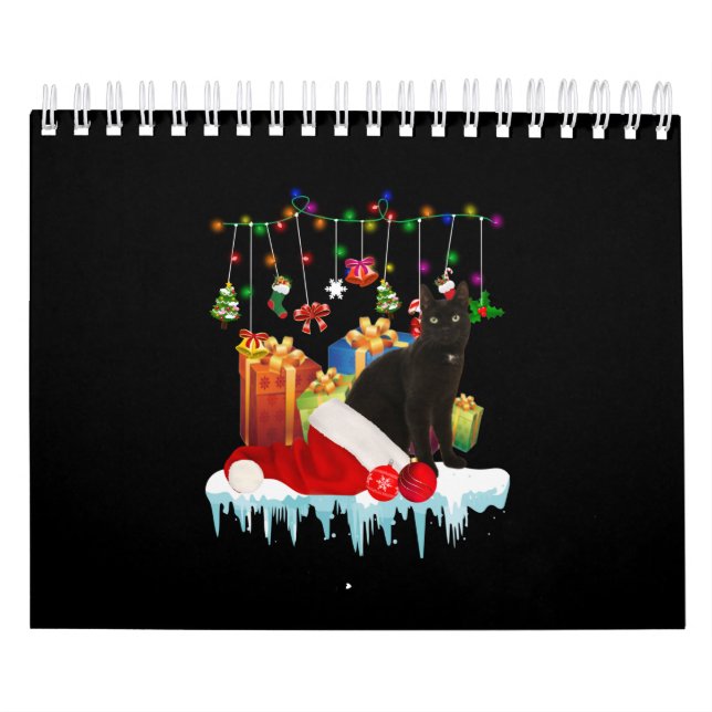 Black Cat Present Of My Christmas Calendar (Cover)