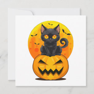 Black Cat Pumpkin Halloween Costume 