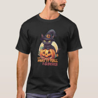 Black Cat Pumpkin Make It Fall Forever Full Moon H