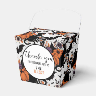 Black Cat Pumpkins Favour Box