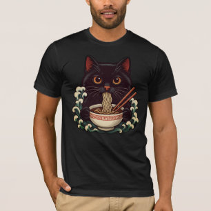 Black Cat Ramen T-Shirt 