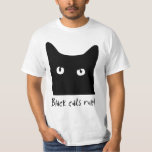 Black Cat Rule! T-Shirt<br><div class="desc">Black cats rule</div>