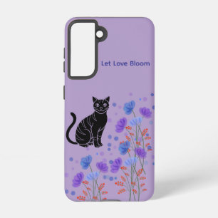 Black Cat Samsung Galaxy Case – Let Love Bloom