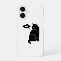 Black Cat Says No – Funny Cat Lover