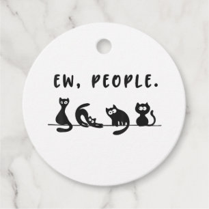 Black cat shirt funny womens ew people meowy cat l favour tags