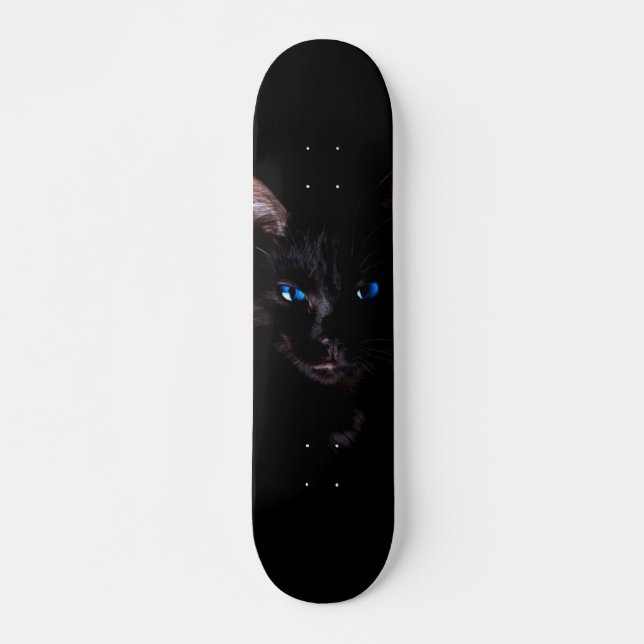 Black cat skate skateboard (Front)