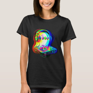 Black Cat Skeleton Hand Boop Cat Nose Funny Hallow T-Shirt