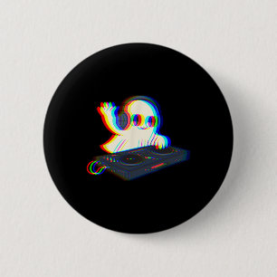 Black Cat Skeleton Hand Boop Halloween Cats Lover 6 Cm Round Badge