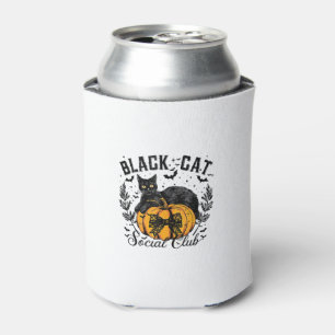 Black Cat Social Club, Halloween, Coquette, Gothic Can Cooler