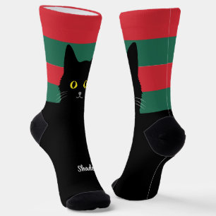 Black Cat Socks Gift for Cat Lovers - Many Colours
