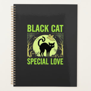 Black Cat Special Love Halloween Graphic Planner