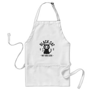 Black cat standard apron