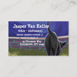 Black Cat Stationery Business Card
