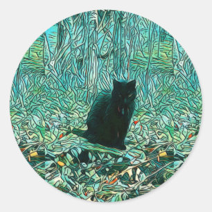 Black Cat Sticker