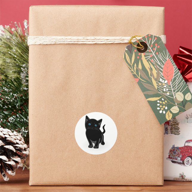 Black Cat Stickers (Creator Uploaded)