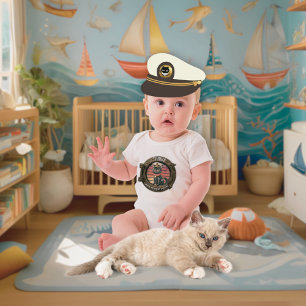 Black Cat Sunset: A Voyage to THRIVE Baby Bodysuit