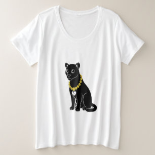 Black Cat Swag Plus Size T-Shirt