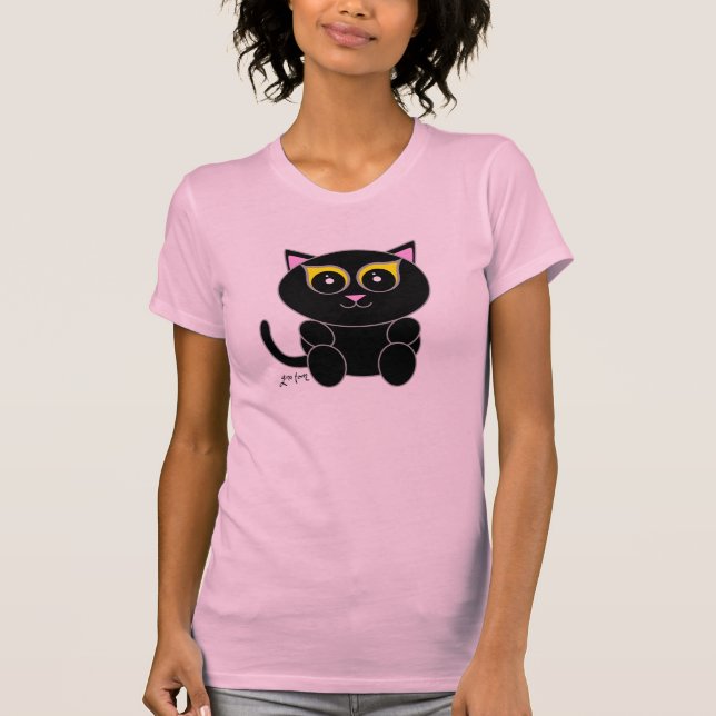 Black Cat T-Shirt (Front)