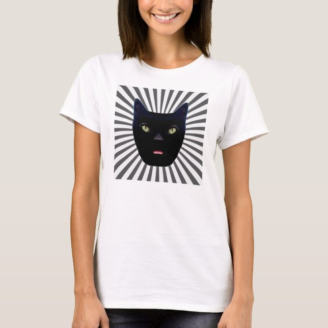 Black Cat T-Shirt (Front)