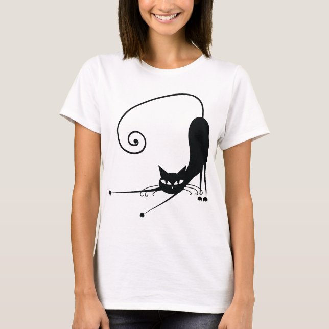 Black Cat T-Shirt (Front)