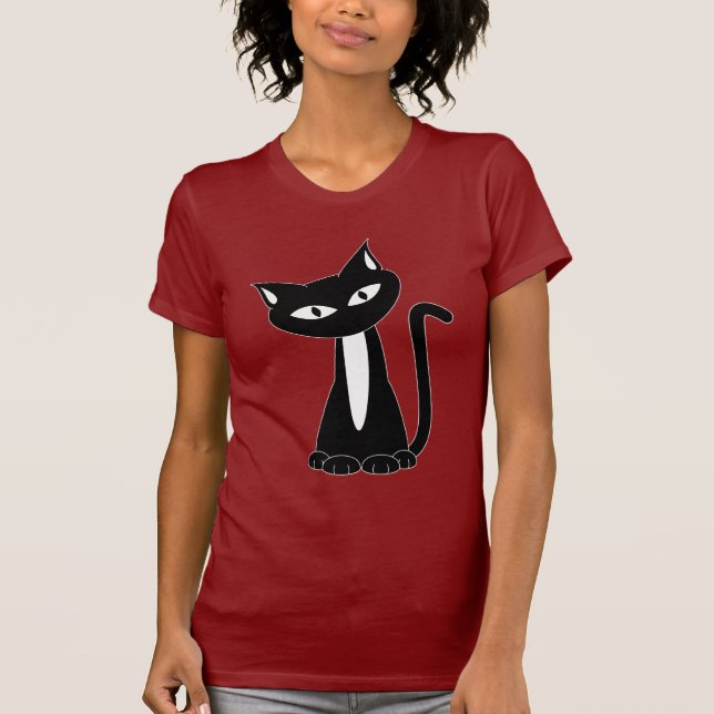 Black Cat T-Shirt (Front)