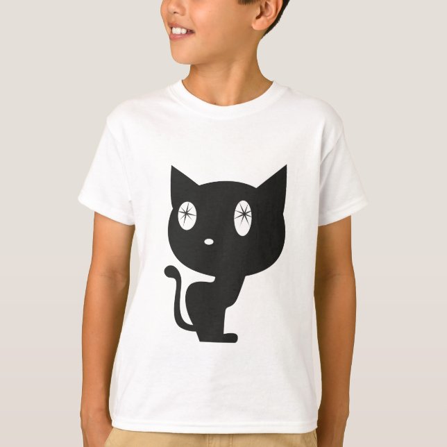 Black Cat T-Shirt (Front)