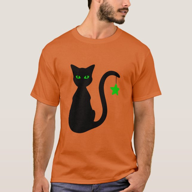 Black Cat T-Shirt (Front)