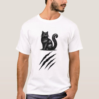 black cat T-Shirt