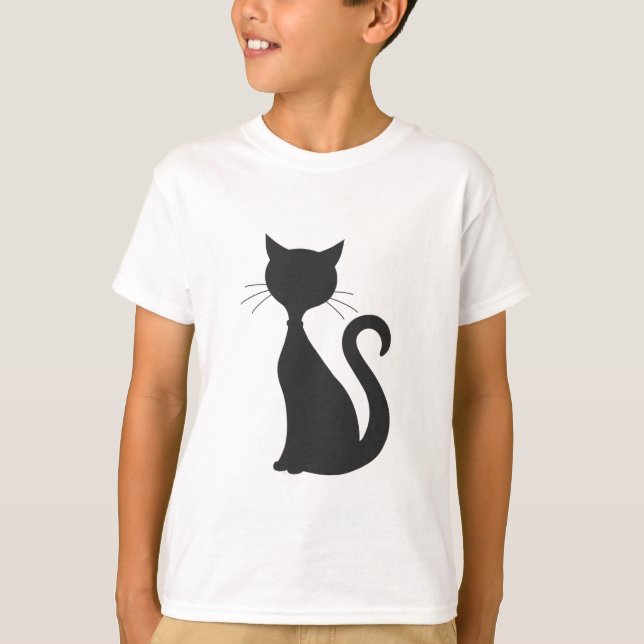 Black Cat T-Shirt (Front)