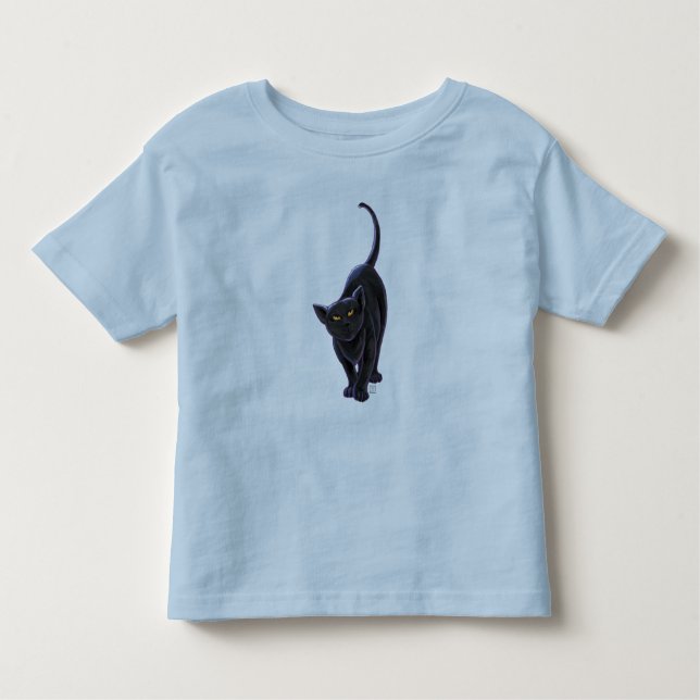 Black Cat T-Shirts (Front)
