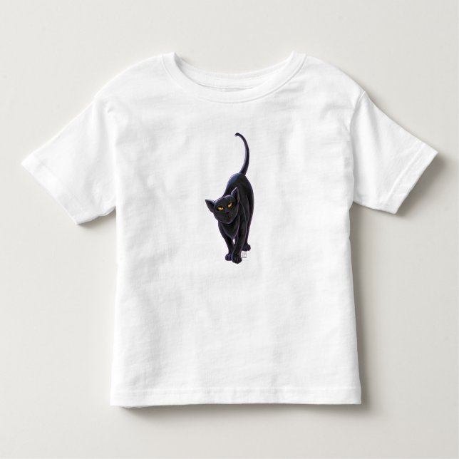 Black Cat T-Shirts (Front)