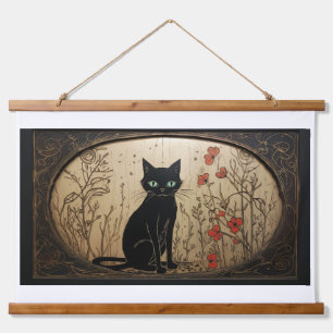 Black Cat Tapestry