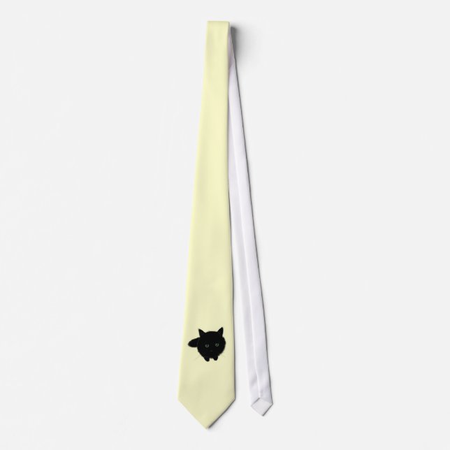 Black Cat Tie (Front)