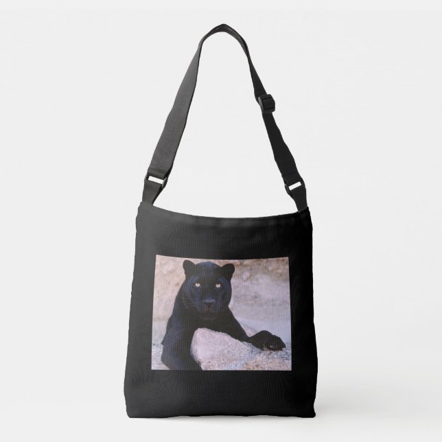 Black Cat Tote Bag (Front)