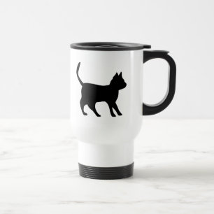 Black Cat Travel Mug