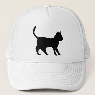 Black Cat Trucker Hat