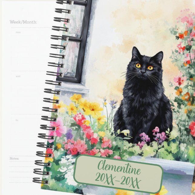 Black Cat Undated Appointment Book Diary Planner (Creator Uploaded)