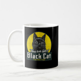 Black Cat Vintage Cigarettes Men Women Lover Coffee Mug